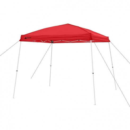 Ozark Trail 10\' x 10\' Simple Push Slant Leg Canopy (100 Sq. ft.)