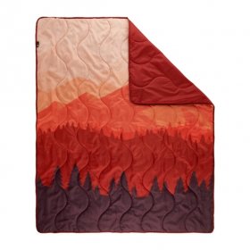 Ozark Trail Packable Blanket,70" x 60" in Mountain Scene Design with Stuff Sack for Camping Traveling Picnics