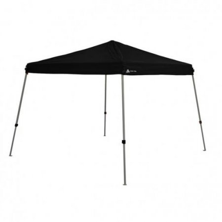 Ozark Trail 10' x 10' Instant Slant Leg Canopy,Black,Outdoor Canopy