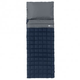 Ozark Trail 40F Weighted Adult Sleeping Bag-Navy & Gray (size 95 in. x 34 in.)