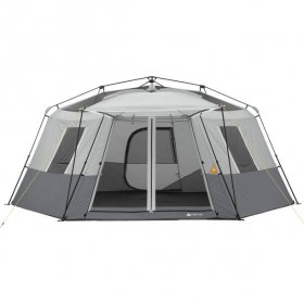 Ozark Trail 17' x 15' Person Instant Hexagon Cabin Tent,Sleeps 11