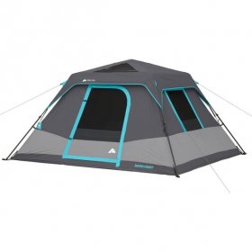 Ozark Trail 10 X 9 6-Person Dark Rest Instant Cabin Tent,16.81lbs