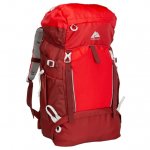 Ozark Trail 47 L Hydration Compatible,Hiking,Camping,Travel Backpack,Red,Unisex