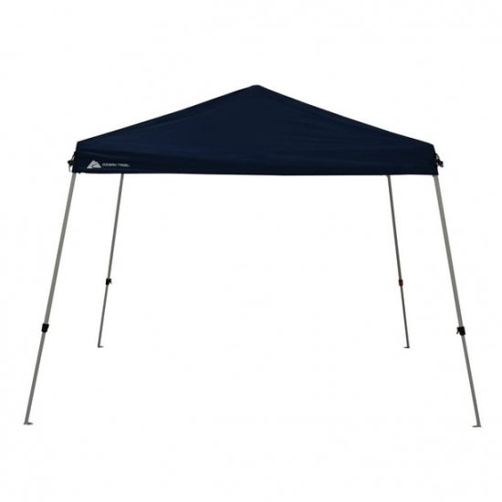 Ozark Trail 10\' x 10\' Instant Slant Leg Canopy,Dusty Blue,outdoor canopy