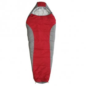 Ozark Trail 10F Cold With Soft Liner Camping Mummy Sleeping Bag For Adults,Red