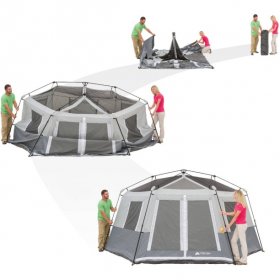 Ozark Trail 15' x 13' 8-Person Instant Hexagon Cabin Tent,36.04 lbs